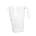 Smarty Had A Party 52 oz. Clear Square Plastic Disposable Pitchers (24 Pitchers), 24PK 552S-CASE